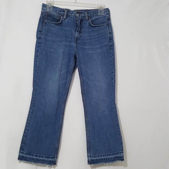 Free people Chelsea cropped jeans  size 28 - Picture 3 of 13